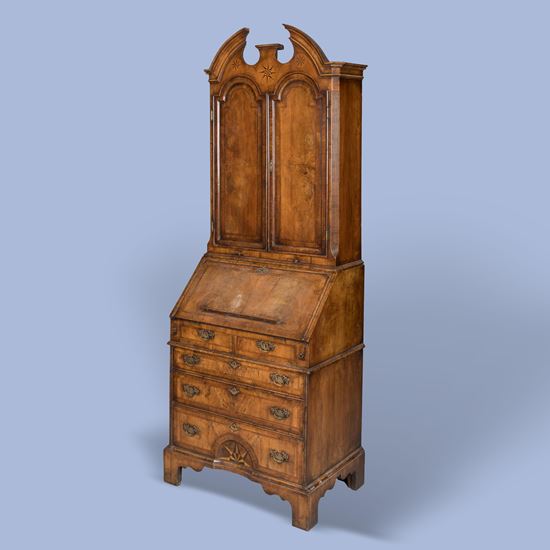 A Good Bureau Cabinet in the Early Georgian Manner